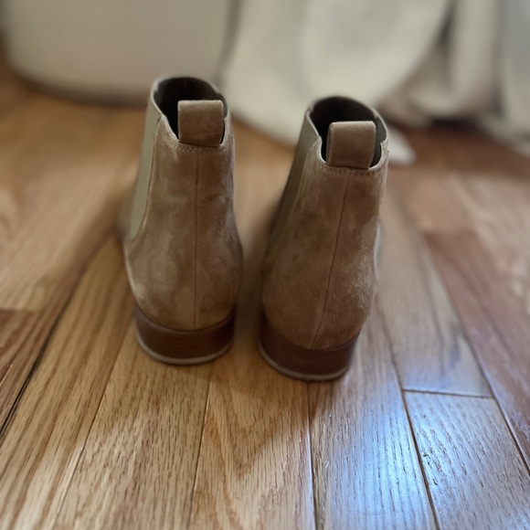 JENNI KAYNE SUEDE CHELSEA BOOT DARK SAND - Picture 5 of 7